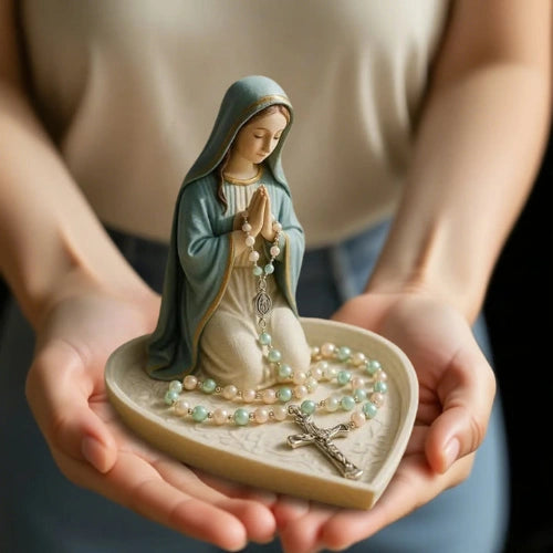 Virgin Mary Rosary Holder