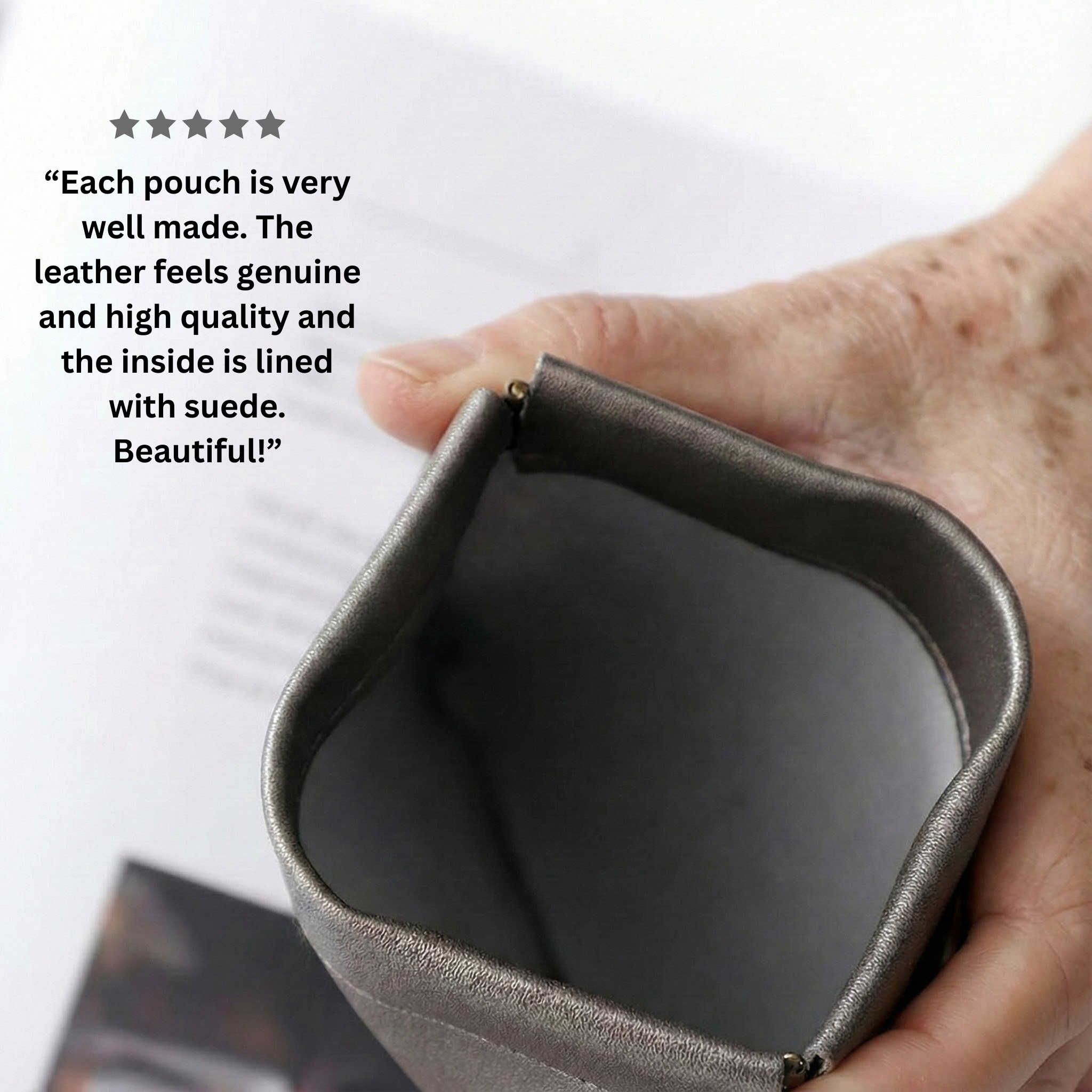 Gifting Leather Pouch - Black